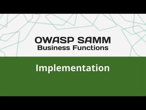 OWASP SAMM Implementation