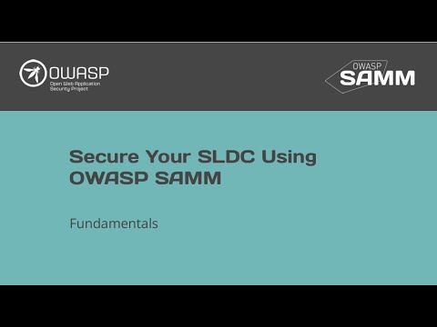 OWASP SAMM Fundamentals Course