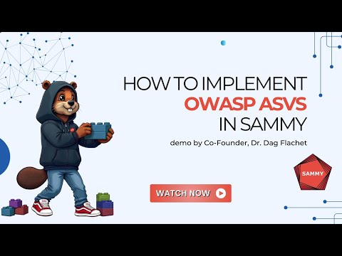 How to implement OWASP ASVS with SAMMY