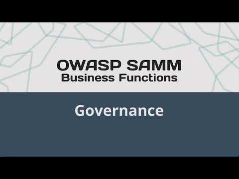 OWASP SAMM Governance