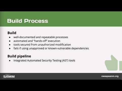 OWASP SAMM Build Process