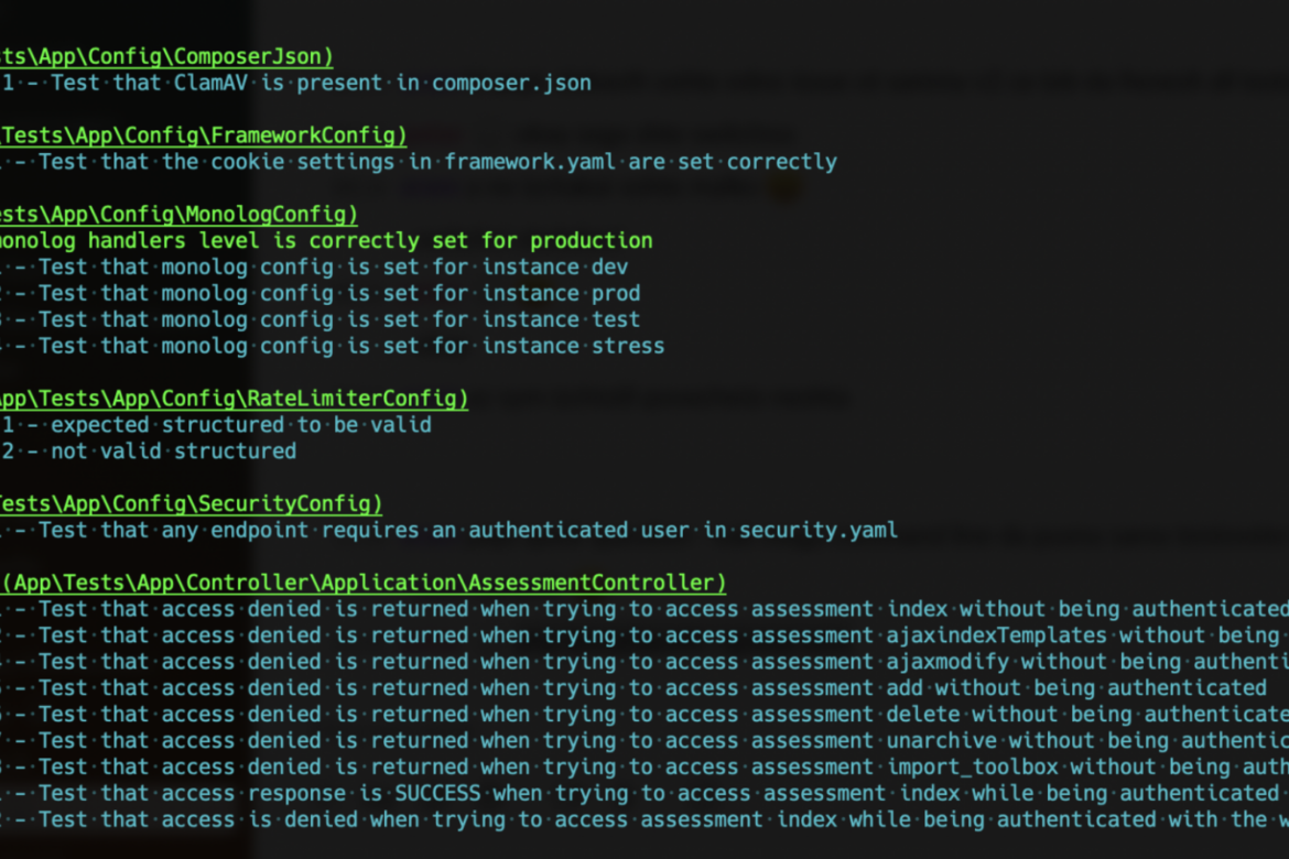 Security requirements driven testing