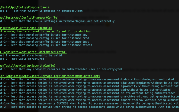 Security requirements driven testing