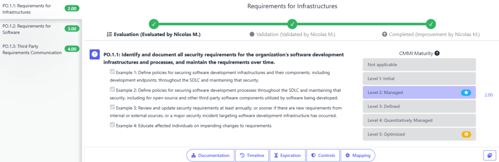 Evaluation of a NIT SSDF element using SAMMY