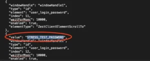 Final authentication script in ZAP