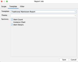 Traditional Markdown Report