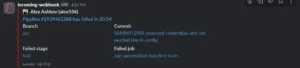 Notifying the dev team in Slack on ZAP scan findings