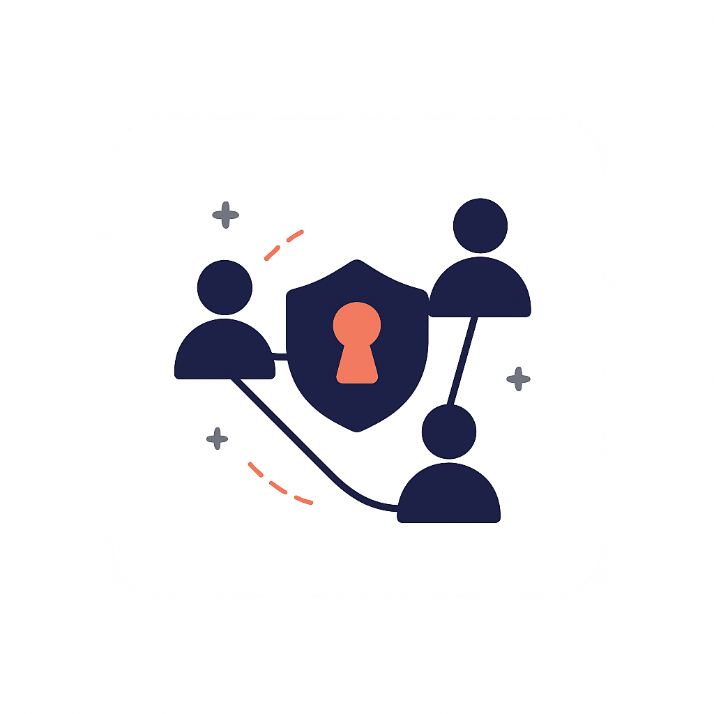 icon that represents a broad network of security professionals