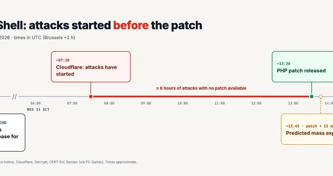 PHP2Shell timeline